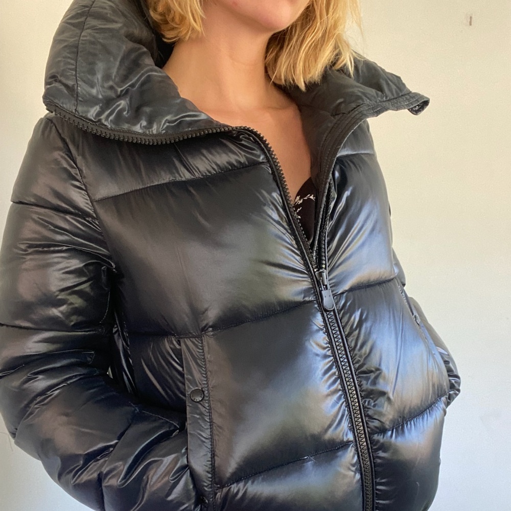 Save The Duck Animal Free collar puffer jacket